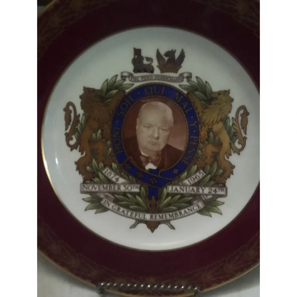 Vintage Spode The Church Hill Plate Numbered Commerative 10